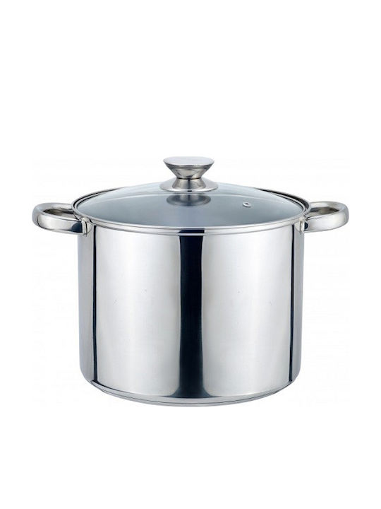 Muhler Βαθιά Ανοξείδωτη Κατσαρόλα 12.2lt / 28cm