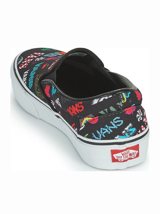 Disruptive Women's Canvas Slip-Ons Black