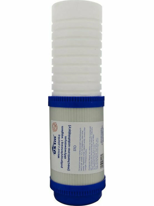 USTM Countertop and Under Sink Water Filter Replacement made of Activated Carbon 10" STO 10 5 μm