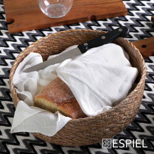 Espiel Coș De Pâine Din Nuiele Bej 20x20cm