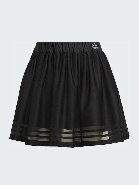 Originals Set mit Hoch tailliert Mini Rock Schwarz