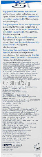 CeraVe Hydrating Soothing & Moisturizing Face Serum with Hyaluronic Acid & Panthenol 30ml