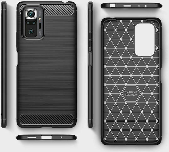 Tech-Protect Back Cover Silicone Black (Redmi Note 10 Pro)