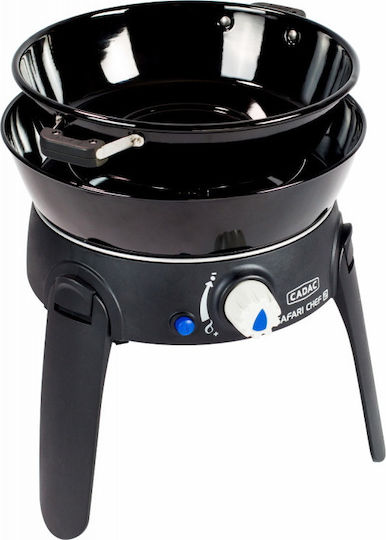 Cadac Safari Chef 30 LP Portable Gas Grill with 32x32 cm Grate and 1 Burner 1.8 kW