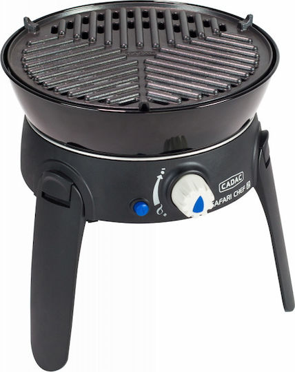Cadac Safari Chef 30 LP Portable Gas Grill with 32x32 cm Grate and 1 Burner 1.8 kW