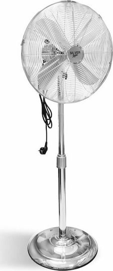 Silver MD-40M Ανεμιστήρας Ορθοστάτης 60W Διαμέτρου 40cm Ασημί