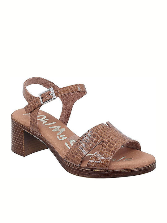 Oh My Sandals Women's Sandals In Tabac Brown Colour