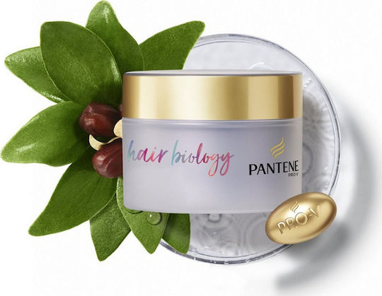 Pantene Hair Biology Grey Glowing Μάσκα Μαλλιών για Διατήρηση Χρώματος 160ml