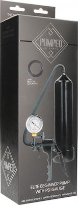 Shots Elite Beginner Pump With PSI Gauge Black 23cm