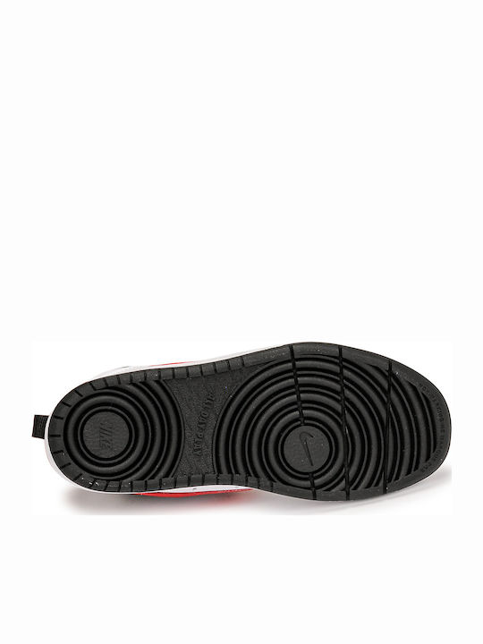 Court Borough Mid 2 Αθλητικά Παιδικά Παπούτσια με Σκρατς White / Black / University Red CD7783-110