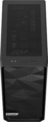 Fractal Design Meshify 2 Compact Light Tempered Glass Gaming Midi-Turm Computergehäuse Schwarz