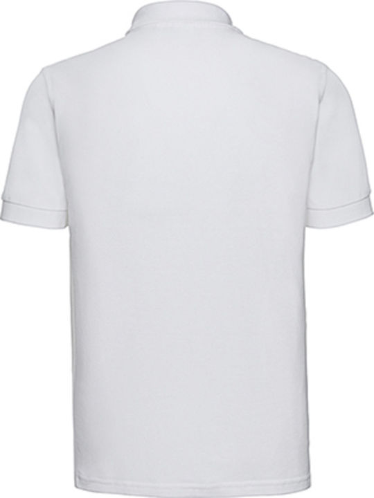 Russell Europe Men's Short Sleeve Promotional Blouse White