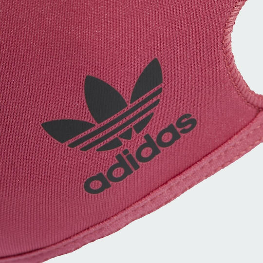 adidas Mască de protecție Țesătură M/L Wild Pink / Hazy Rose / Black H59843 3buc