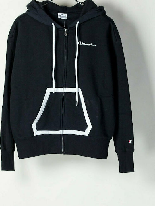 Champion Women's Hooded Cardigan Black