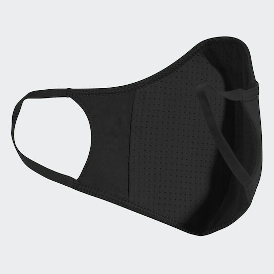 adidas Μάσκα Προστασίας Υφασμάτινη XS/S Μαύρη HB7856 3τμχ