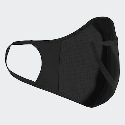 Adidas Μάσκα Προστασίας Υφασμάτινη M/L σε Μαύρο χρώμα HB7851 3τμχ