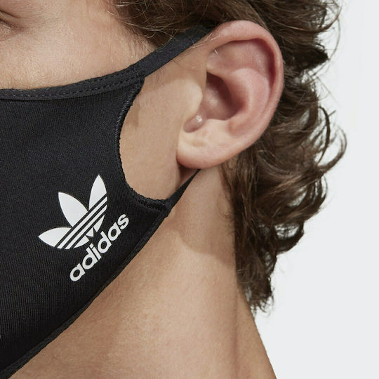 adidas Protective Mask Fabric M/L Black HB7851 3pcs