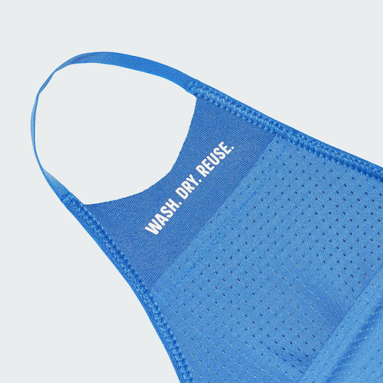 adidas Μάσκα Προστασίας Υφασμάτινη M/L Μπλε H32391 3τμχ