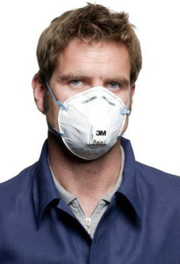 3M 8822 Protective Mask FFP2 with Valve White 10pcs