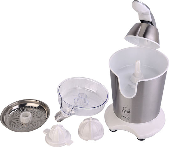 Sogo Electric Juicer 160W with 550ml Capacity Inox Gray
