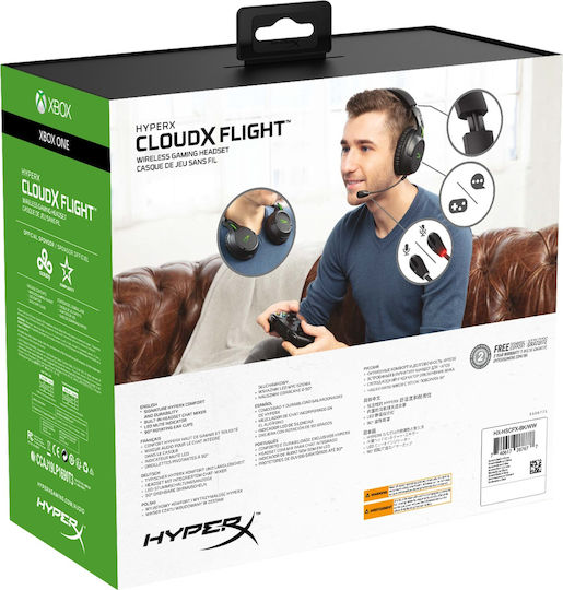 HyperX CloudX Flight Ασύρματο Over Ear Gaming Headset με σύνδεση USB