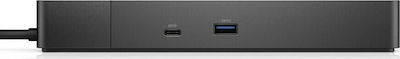 Dell WD19S 130W USB-C Docking Station με HDMI/DisplayPort 4K PD Ethernet και συνδεση 3 Οθονών Μαύρο