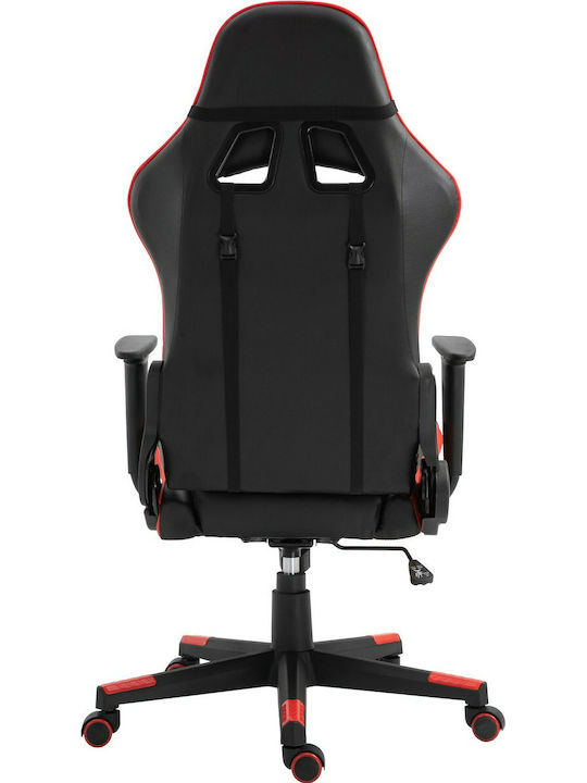 Raptor Alyx Καρέκλα Gaming Δερματίνης Κόκκινη