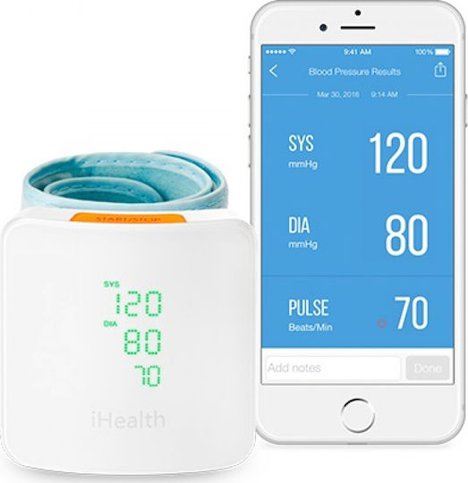iHealth View BP7S Ηλεκτρονικό Πιεσόμετρο Καρπού Ακριβείας με Bluetooth