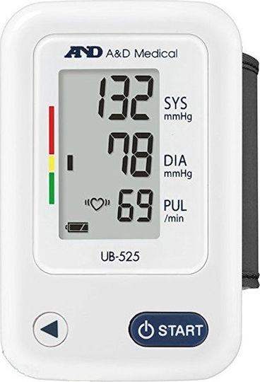 A&D UB-525 Ηλεκτρονικό Πιεσόμετρο Καρπού Ακριβείας με ανίχνευση Αρρυθμίας