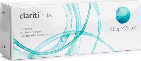 Cooper Vision Clariti 1Day 30 Daily Contact Lenses Silicone Hydrogel with UV Protection