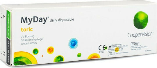 Cooper Vision My Day Toric 30 Daily Astigmatic Contact Lenses Silicone Hydrogel with UV Protection
