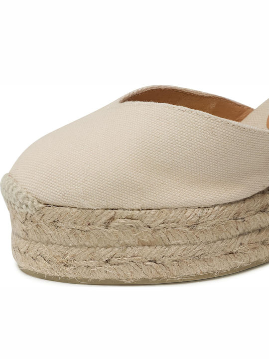 Chiarita Women's Platform Espadrilles Beige