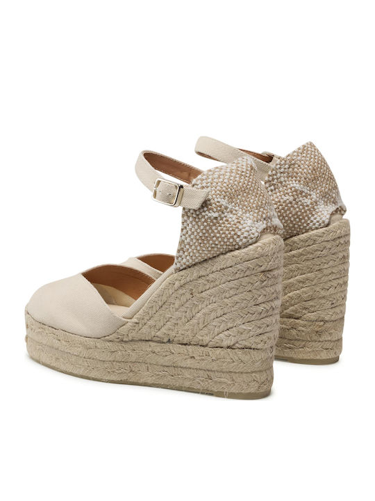 Chiarita Women's Platform Espadrilles Beige