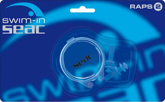 Seac Silicone Earplugs for Swimming in Blue Color 1520004000000 2 Pieces