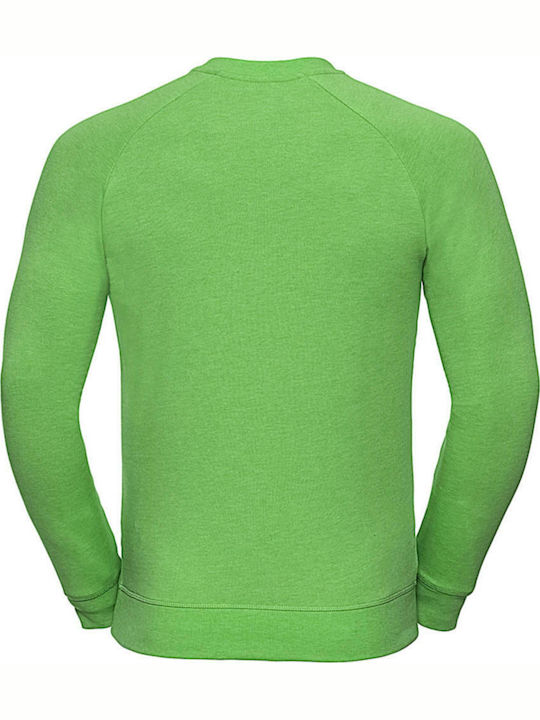 Russell Europe Men's Long Sleeve Promotional Sweatshirt Green Marl