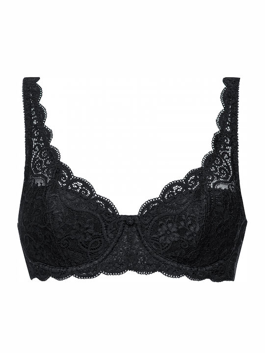 Amourette 300 WHP Bra with Light Padding Underwire Black
