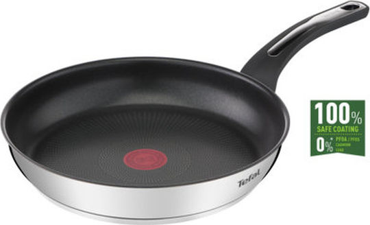 Tefal Emotion Τηγάνι από Ανοξείδωτο Ατσάλι με Αντικολλητική Επίστρωση 24cm