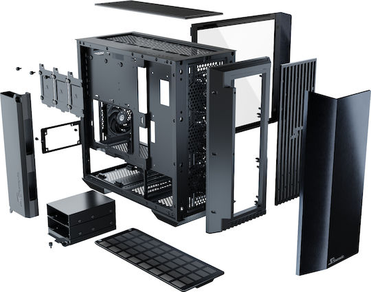 Seasonic Syncro Q704 750W Midi Tower Κουτί Υπολογιστή Μαύρο