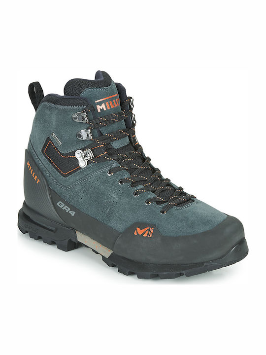Millet GR4 GTX Men's Hiking Shoes Waterproof with Gore-Tex Membrane Gray