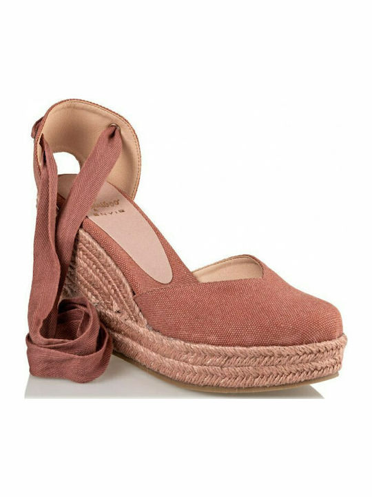 Lauren Damenplattformen Tabac Braun