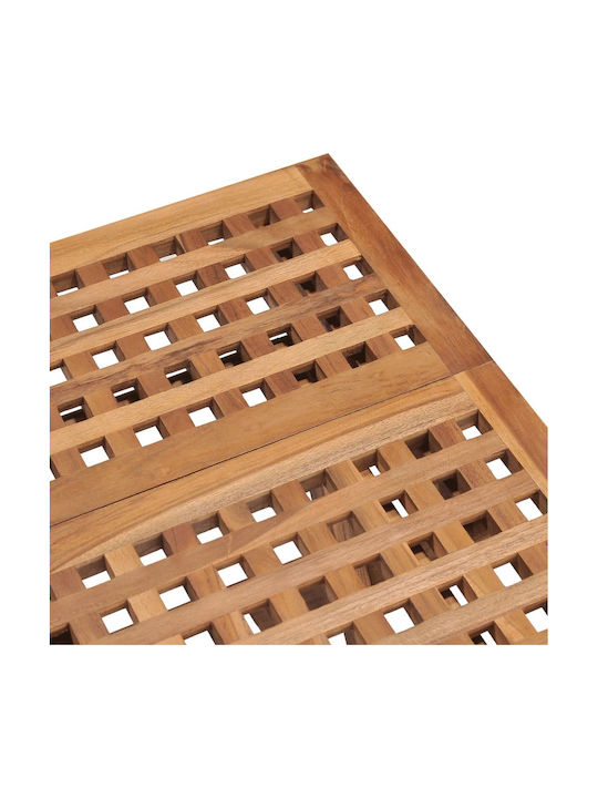 Garten- und Terrassentisch aus Teak Zusammenklappbar 50x50x50cm