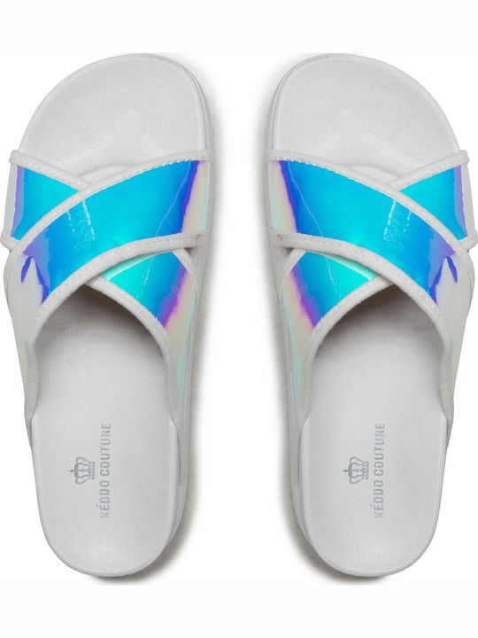 Women's Flat Sandals Flatforms in White Color