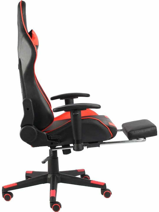 vidaXL 20497 Gaming Chair with Adjustable Arms and Footrest Red
