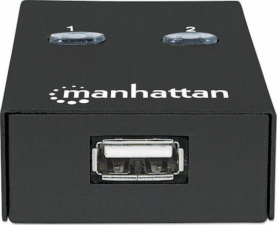 Manhattan USB 2.0 2-Port Black