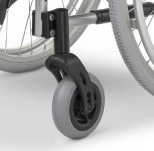 Meyra Eurochair 1.750 Αναπηρικό Αμαξίδιο 24" Ελαφρού Τύπου 53cm 1.750 Ασημί