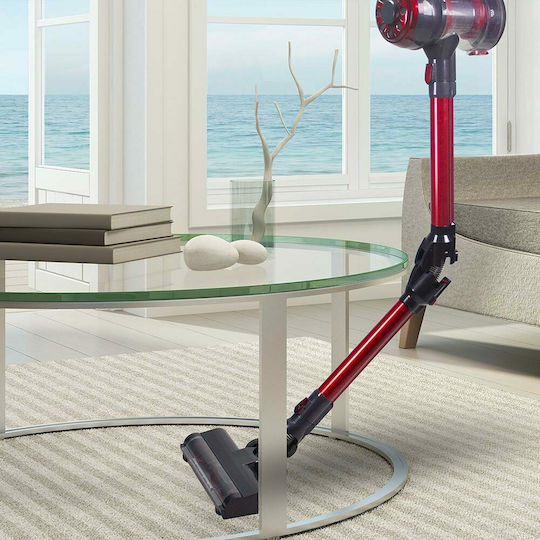 Beper Wiederaufladbar 2-in-1 Staubsauger Stick & Handgerät 22.2V Rot P202ASP100