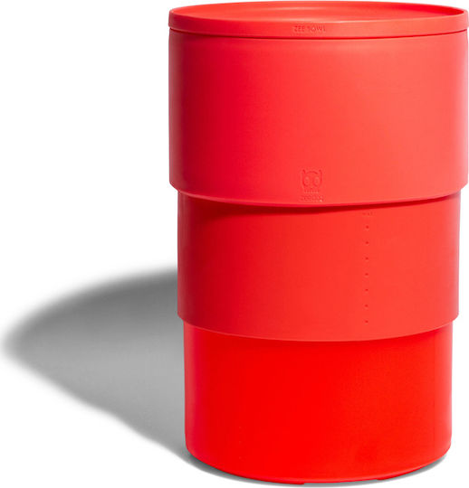 Zee-Dog Bowl Food & Water for Dog & Cat 2lt 19cm in Orange Color