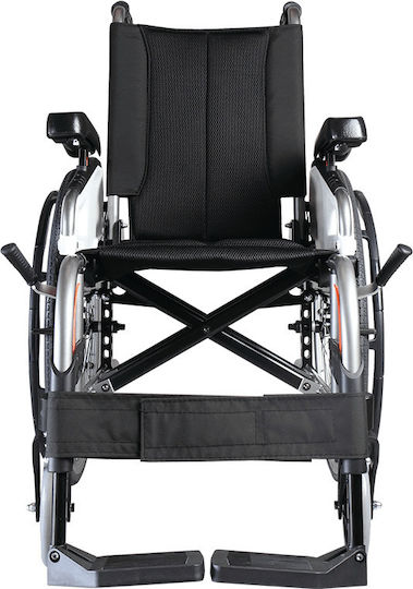 Karma Medical Flexx Αναπηρικό Αμαξίδιο Ελαφρού Τύπου 46cm Ασημί / Μαύρο
