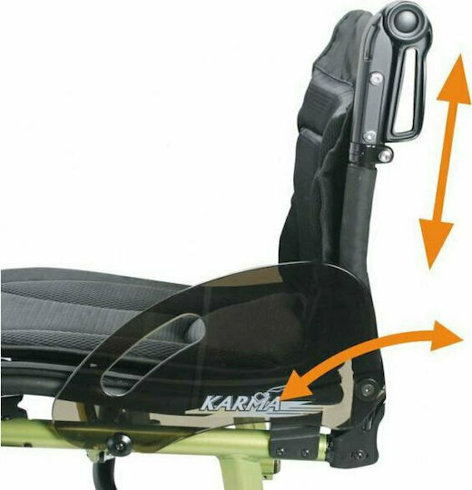 Karma Medical Ergo Live Leichter Rollstuhl 24" Licht Typ Rollstuhl 46cm Gray