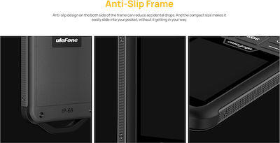Ulefone Armor Mini 2 Dual SIM Ανθεκτικό Κινητό με Κουμπιά (Αγγλικό Μενού) Dark Gray